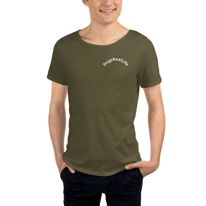 Men's Raw Neck Tee