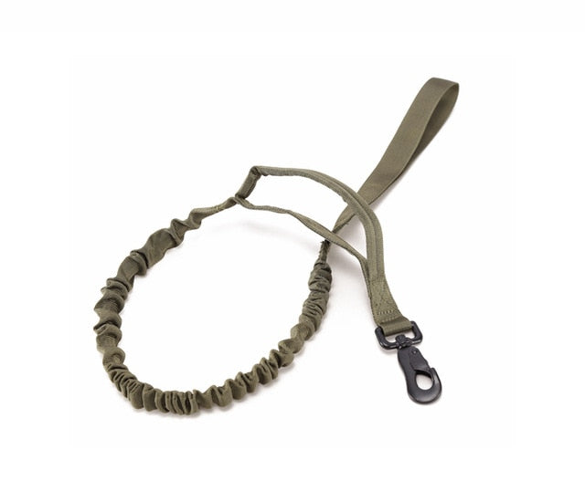 Military Tactical Dog Harness Collars hunting Vest Nylon Bungee Leash