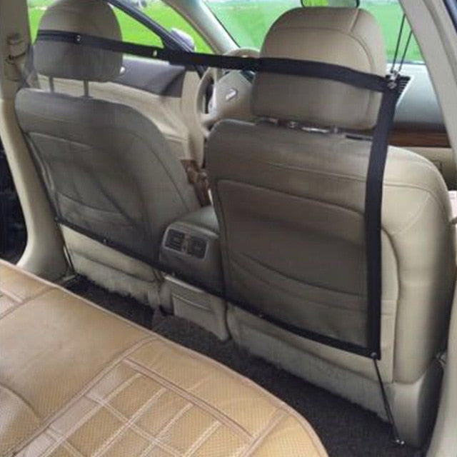 Barrier Mesh Front Seats Back Guard Blocks Dogs Access