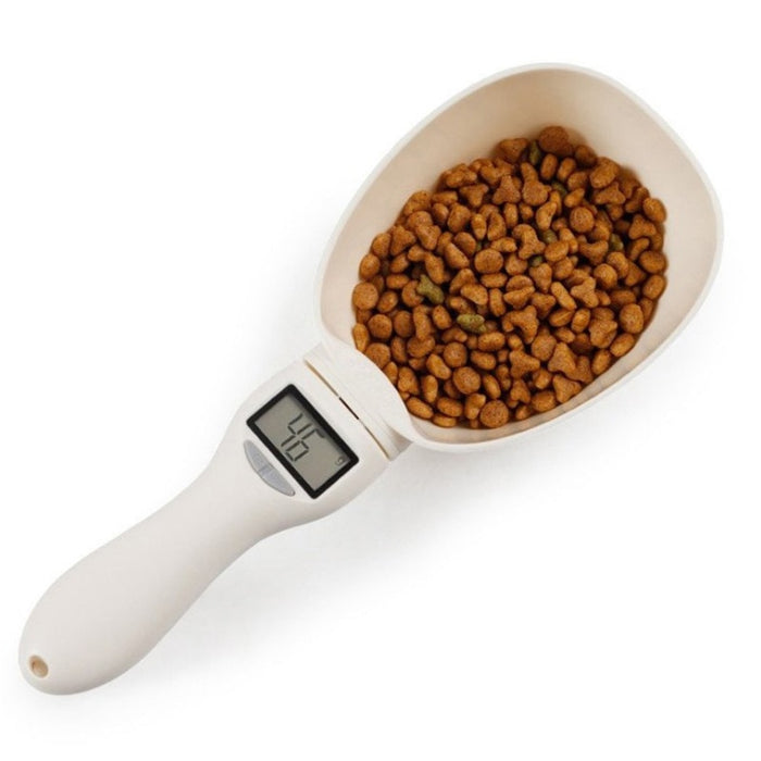 800g/1g Pet Food Scale Cup For Dog Cat Feeding Bowl Spoon Kitchen Portable Pet Scoop For Measuring Food With Led Display