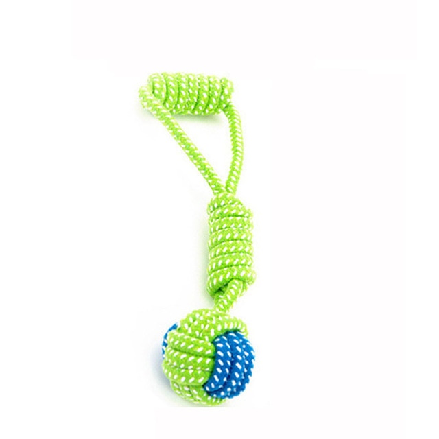 Green Rope Ball Toy
