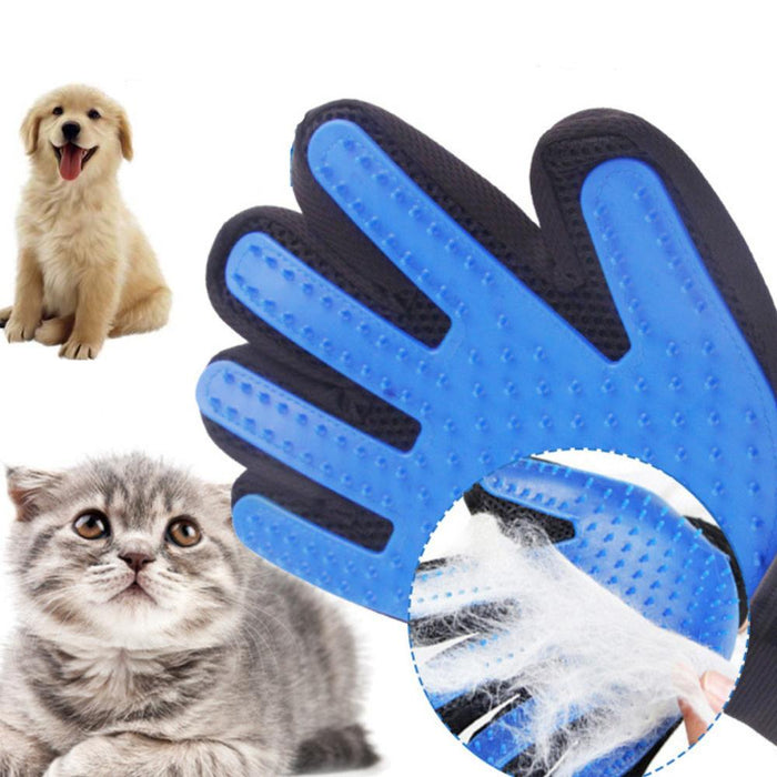 Silicone Dog Hair Removal Glove Comb Soft Use Pet Cats Glove Grooming Bath Hair Cleaning Comb Efficient Massage Pets Supplier