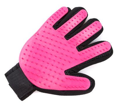 Silicone Dog Hair Removal Glove Comb Soft Use Pet Cats Glove Grooming Bath Hair Cleaning Comb Efficient Massage Pets Supplier
