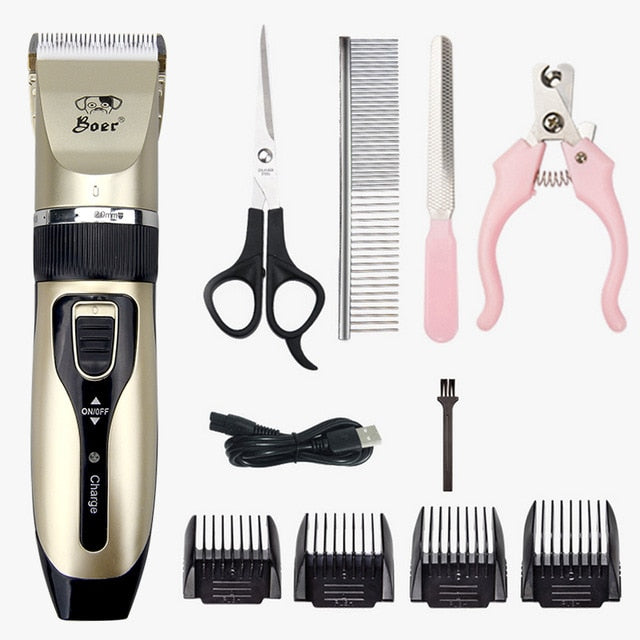 Cordless Electrical Hair Trimmer Dog Grooming Clippers